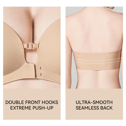 Seamless Non-Slip Push-Up Shaping Strapless Bra