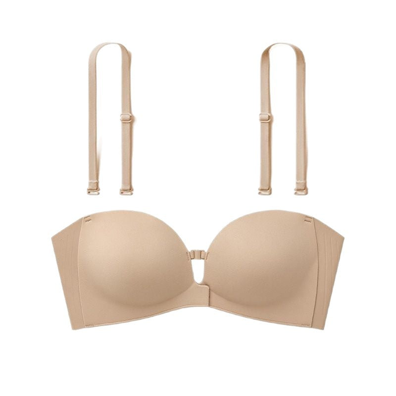 Seamless Non-Slip Push-Up Shaping Strapless Bra