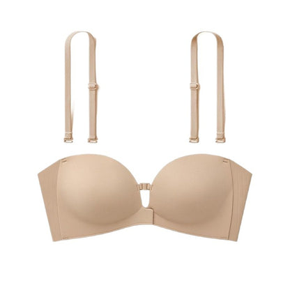 Seamless Non-Slip Push-Up Shaping Strapless Bra