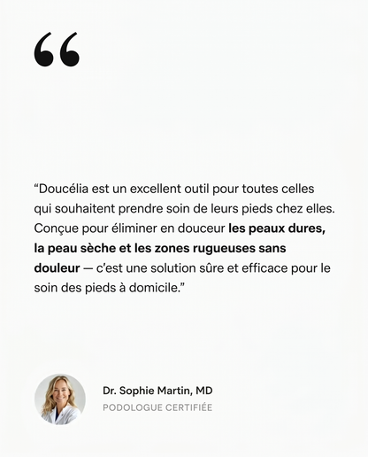 Doucélia - L’appareil anti-callosités n°1