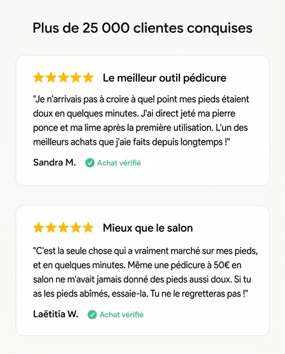 Doucélia - L’appareil anti-callosités n°1