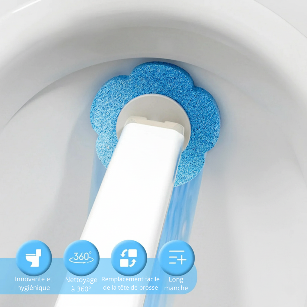 Brosse CleanPod™ avec têtes remplaçables